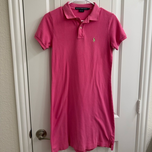 Ralph Lauren Sport Pink Cotton  Polo dress sz S - Picture 2 of 5